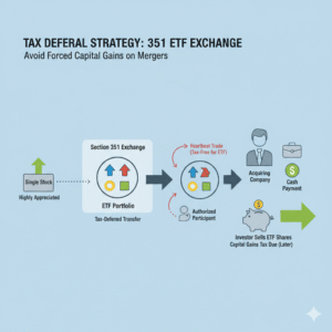 Using a Section 351 ETF Exchange Before a Take-Private Deal
